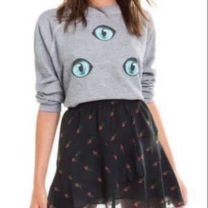 Wildfox sweatshirt CAT EYES
